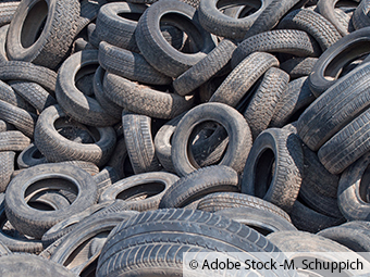 ZARE | Zertifizierte Altreifenentsorger | 120 Pkw Reifen illegal entsorgt
