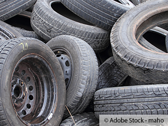 ZARE | Zertifizierte Altreifenentsorger | Täter wird gesucht illegale Reifenablagerung